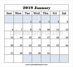 calendar january 2019 word printable blank january 2019 calendar