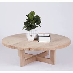 Round Reclaimed Wood Table With Metal Base By Eric Kucharczyk Mkla Designer Bondi Round Oak Coffee Table Solid Timber Accent Tables