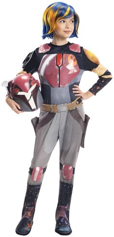 Rubies Star Wars Rebels Sabine Costume, Child Medium, http://www.amazon