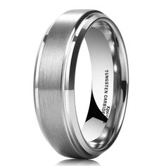 TRUMIUM 8mm Mens Tungsten Wedding Rings Rose Gold//Black//Blue Wedding Band High Polished Beveled Edge Comfort Fit Size 7-13