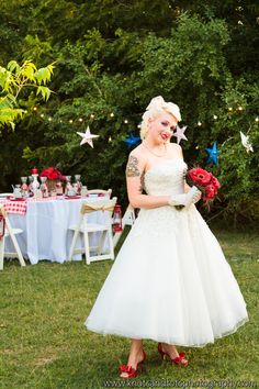 19 Best Pin Up Weddings Images On Pinterest S 1950 S Vintage Pin Up Fourth 4th Of July Styled Wedding Bridal Shoot