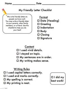How to write an application letter 6th grade