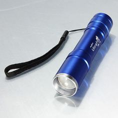 Ultrafire 3500 LM Q5 14500 AA 3 Mode Zoomable Lampe LED Mini Torche Noir AT