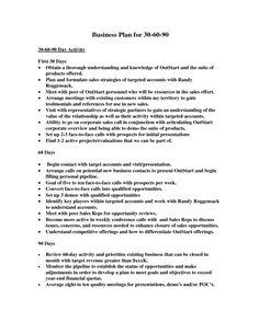 30 day marketing plan template
