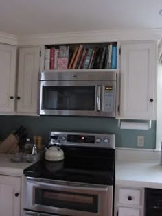 Hang An Over The Range Microwave Without Overhead Cabinet Maybe Our Microwave Could Be Done Like This Above The Stove Remove All Of