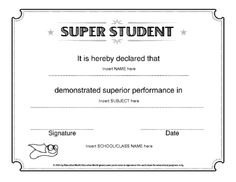 free printable student of the month certificate teacher stuff
