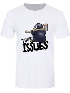 Psycho Penguin T-shirt You Think I/'m Weird Premium Men/'s Black