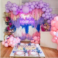 8x12 FT Kids Birthday Vinyl Photography Backdrop,Celebration Girl Themed Party Cake Candles Balloons Hearts Image Print Background for Party Home Decor Outdoorsy Theme Shoot Props