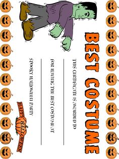 halloween costumes awards