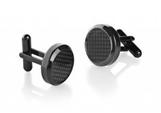 Daesar Schmuck 1 Paar Herren Edelstahl Manschettenkn/öpfe Runder Personalisierter Brief Gold Blau Hochzeit Cufflinks