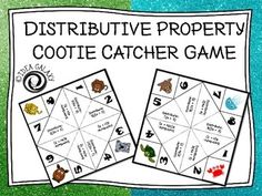 distributive property activity and game
