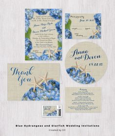 Hydrangea Bridal Shower Invitations Set Of 20 5 Colors Printed People Also Love These Ideas