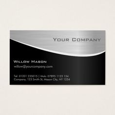 236 Best Accountant Business Cards Images In 2018 Accounting Black Steel Effect Professional Business Card