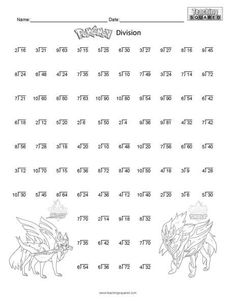 Amazing pokemon math coloring book