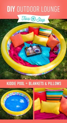 Snack time in a Comfortable Outdoor Lounge Camping, Camping Hacks, Outdoor Play, Backyard For Kids, Diy Backyard, Outdoor Kids, Outdoor Fun