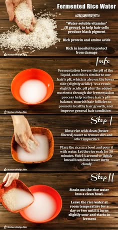 Fermented Rice Water Shampoo For Great Hair Rice Water Can Become A Perfect Alternative To Store Bough Diy Hair Care Hair Remedies Healthy Natural Hair Growth