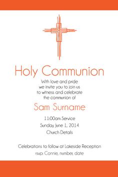47 best communion invitations confirmation invitations images on