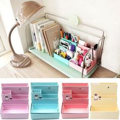 Diy Material Escolar Oficina Accesorios De Escritorio Organizador 2016 Tablero De Papel Bricolaje Caja Almacenamiento Escritorio Papelería Maquillaje Cosmético Del Organizador Desk Stationerydiy
