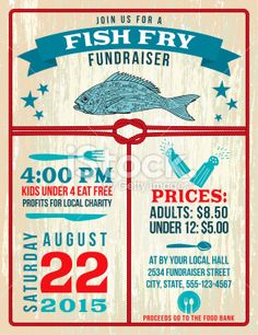 10 Free Fundraiser <strong>Flyer</strong> Templates - Stunning Designs ... Fish fry flyer template
