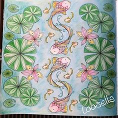 Fishes In Joyous Blooms To Color Coloring BooksColouringColor