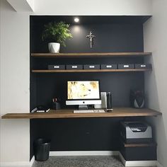 Minimal Setup Home Décor, Office Interiors, Office Nook, Home Office Decor