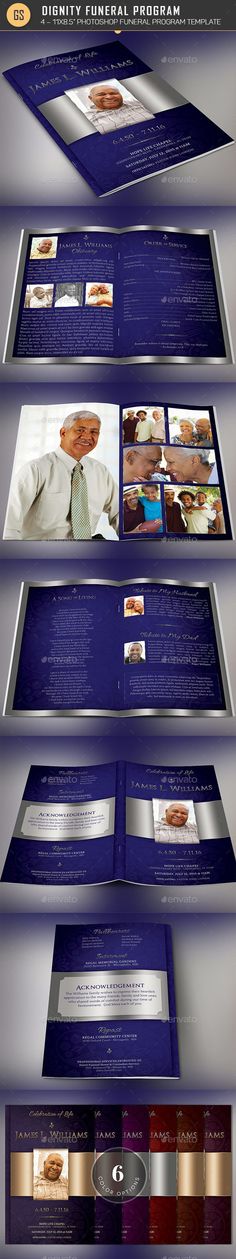 55 best funeral program