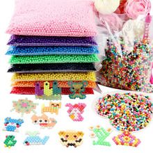 New 6000pcs 5mm HAMA//PERLER Beads DIY Kids Fun Craft 24 Colours Set Puzzle Gift