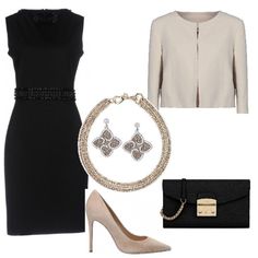 Outfit elegante e raffinato per la donna semplice e raffinata dai colori basici. Per ogni