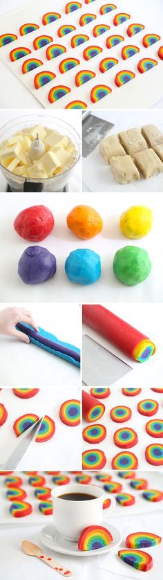Nothing says happiness and fun more than rainbow-themed treats, and these eye-popping cookies are a prime example! Bonus: They taste as good as they look.