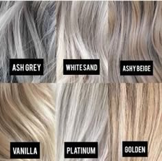 Gray Color Chart Because Not All Hair Is The Same Mary Blonde Color Tone Chart By Adele Toning Hair Shades Of