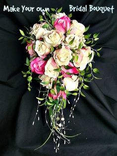 Silk Wedding Flowers Build Your Own Package Featuring Large Bouquets It S Easy To Make Your Own Wedding Bouquets Save A Lot Of Money
