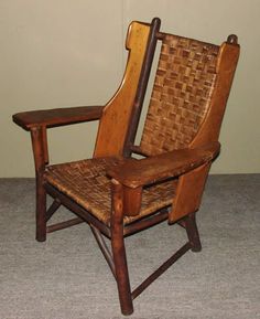 42 Best Old Hickory Furniture Co Images Old Hickory Martinsville Wingback Chair W Label And Branded Mark Made In