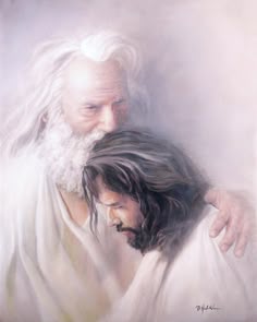 "La pintura fue creada simplemente para mostrar el amor que se tienen el uno al otro.No hay un ejemplo más grandioso de una relación de Padre e Hijo que la de Dios y Jesús. ...El simple paño se dobla bajo la mano de Dios que está sobre el hombro de Su Hijo. Una cosa es poner su mano sobre su hijo y decirle "Te amo", pero es otra cosa poner su mano sobre la mano de su hijo y acercarlo más a usted mientras dice: "TE AMO ! " Danny Hahlbohm