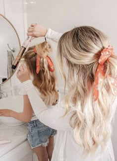 Hair Inspo, Hair Inspiration, Mommy Daughter, Mother Daughters, Mother Daughter Pictures, Mother Daughter Fashion, Future Daughter, Mommy And Me Outfits