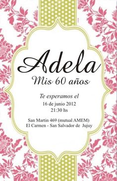 Invitaciones de cumpleaños, Invitacion cumpleaños adultos Invitaciones de cumpleaños, Invitacion cumpleaños adultos
