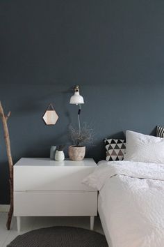 Trendige Farben: Fabelhafte Schlafzimmergestaltung in Grau-Blau ... Trendige Farben: Fabelhafte Schlafzimmergestaltung in Grau-Blau ...