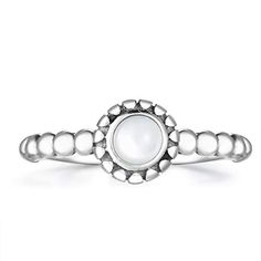 Guzhile Bague ajustable /à 3 rang/ées en argent sterling S925 pour femme