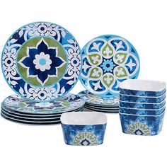 pretty blue and gold pattern. Threshold™ 16 Piece Bridgeport Gardens ... pretty blue and gold pattern. Threshold™ 16 Piece Bridgeport Gardens ...