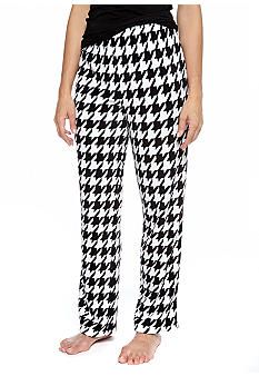 Black M RNK Shops Houndstooth Womens Pajama Pants Personalized Black M RNK Shops Houndstooth Womens Pajama Pants Personalized