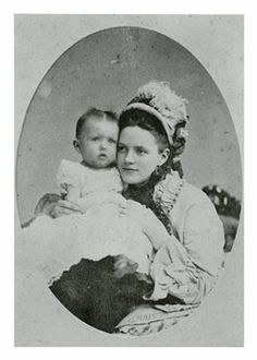 Emily Post As A Baby With Her Mother Josephine Price Emily Post As A Baby With Her Mother Josephine Price