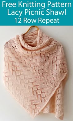 BEAUTIFUL LACE PLEASING REVERSIBILITY STOLE to KNIT in FINGERING WEIGHT YARN