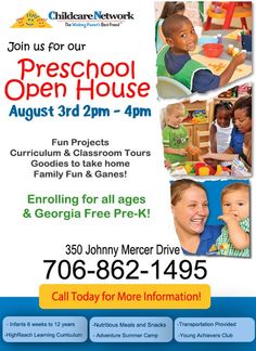 full time daycare flyer free flyer template by hloom com daycare open house flyer template