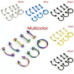 Plug acrílico anclaje tostado negro brillante piercing pendiente