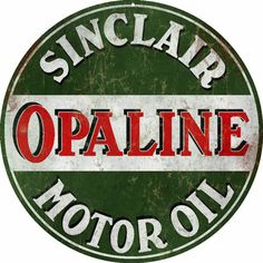 Reproduction Sinclair Laser Cut Out Metal Sign 13x23