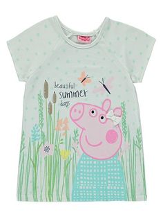 BNWT Peppa Pig cartoon girls ruffle dress new summer party beach