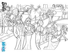 Tracy Clingers Interview Barbie Coloring Page More A Fairy Secret Sheets On Hellokids
