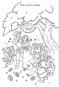 Beauty And The Beast Coloring Picture See More Wedding Wishes 30 By Disneysexual Via Flickr Snow White Disney Princess Prince Charming Ferdinand