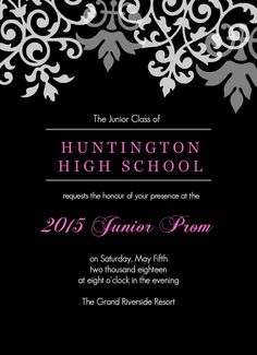 prom invite template under fontanacountryinn com prom invitation wording