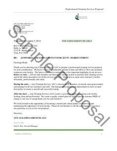 services proposal letter outline the services you can business letter example sales pitch