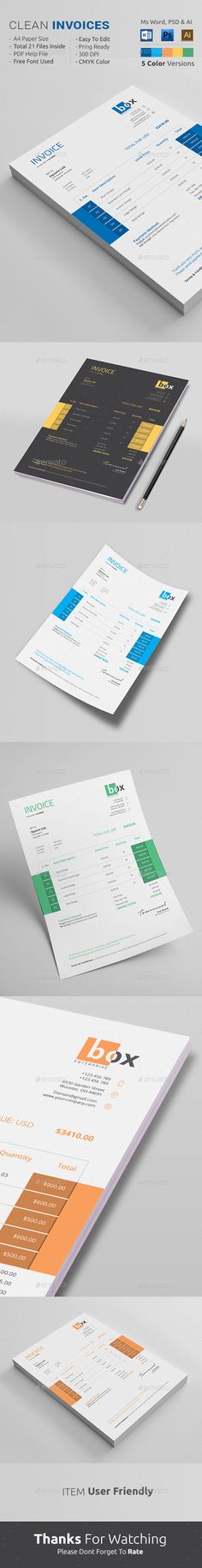 Invoice Template PSD, AI #design Download graphicrivernet - download invoice Invoice Template PSD, AI #design Download graphicrivernet - download invoice